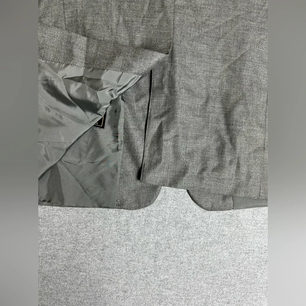 Loro Piana Italy Nordstrom Blazer Mens 42R Gray Two Button 100% Cashmere